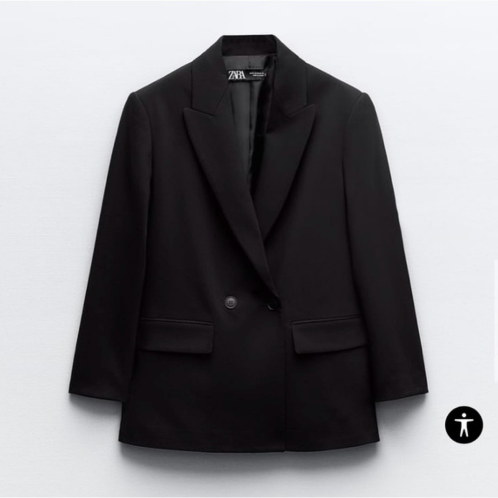 ZARA OVERSIZED DOUBLE BREASTED JACKET